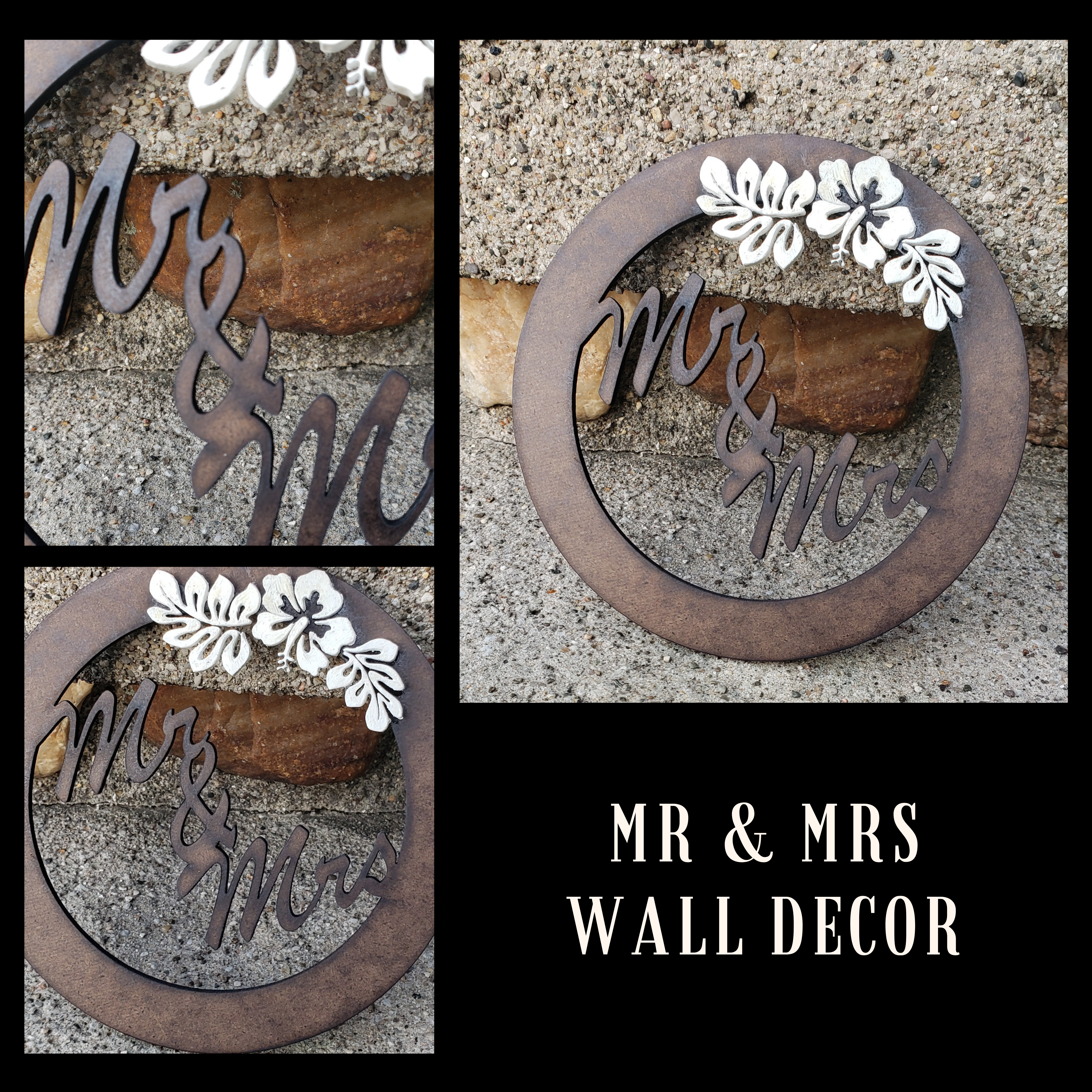 Mr and Mrs, Mr and Mr, Mrs and Mrs, or Me and You Wall Decor