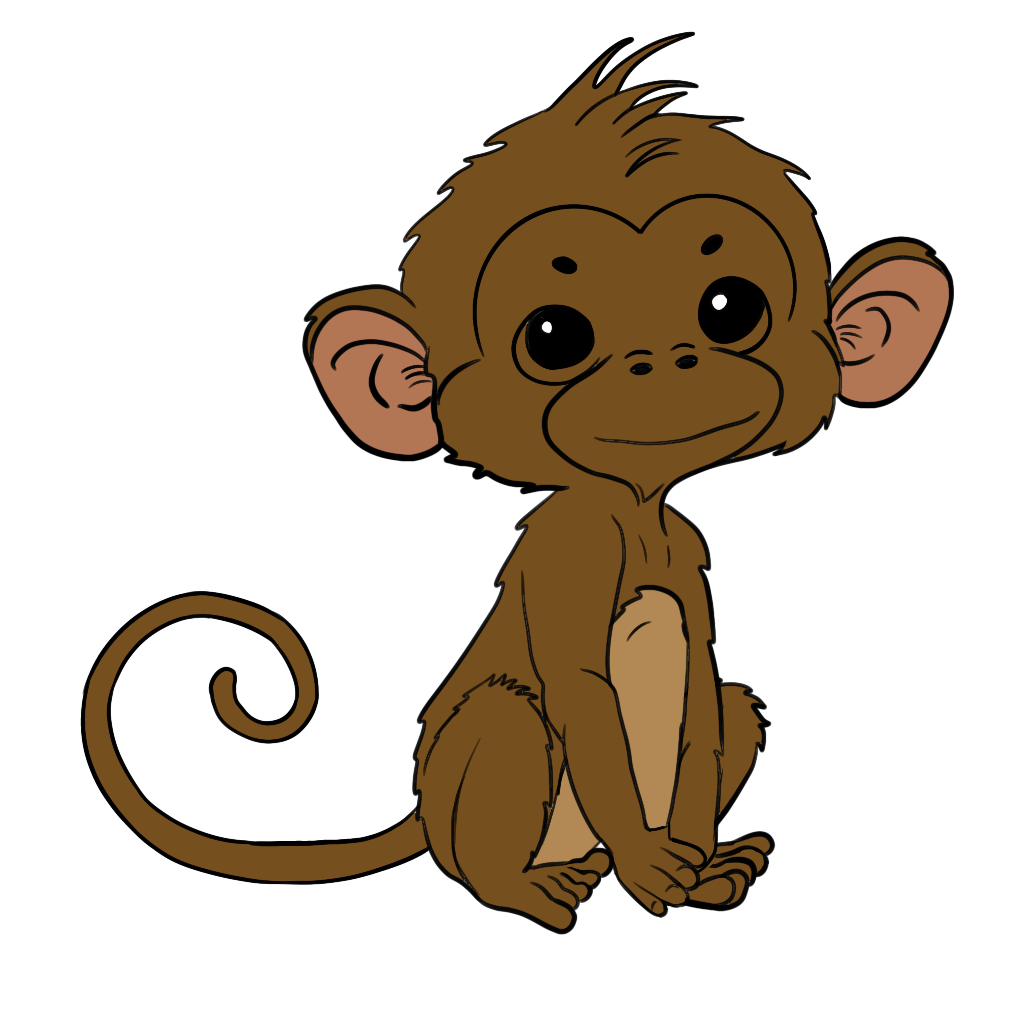 Monkey Sticker