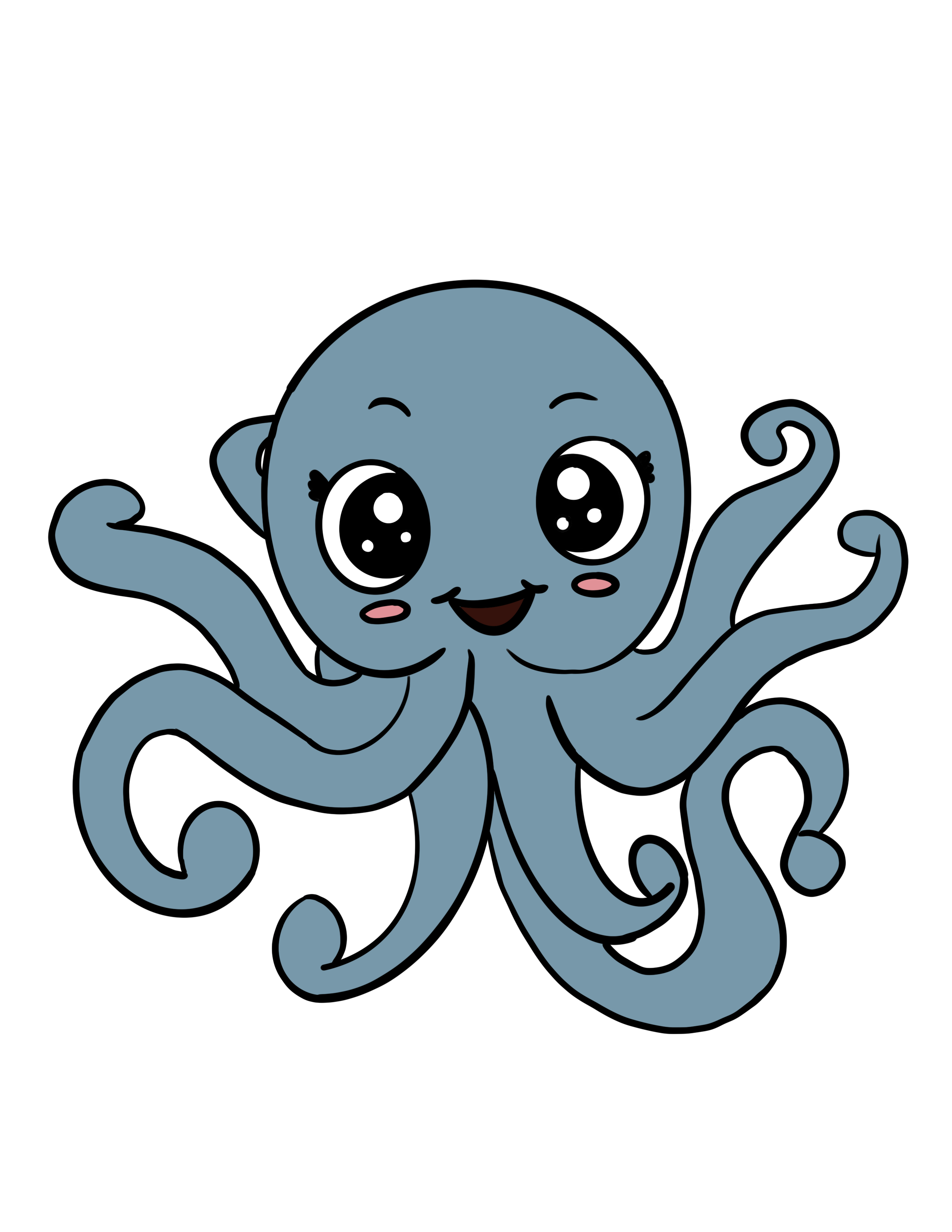 Octopus Sticker