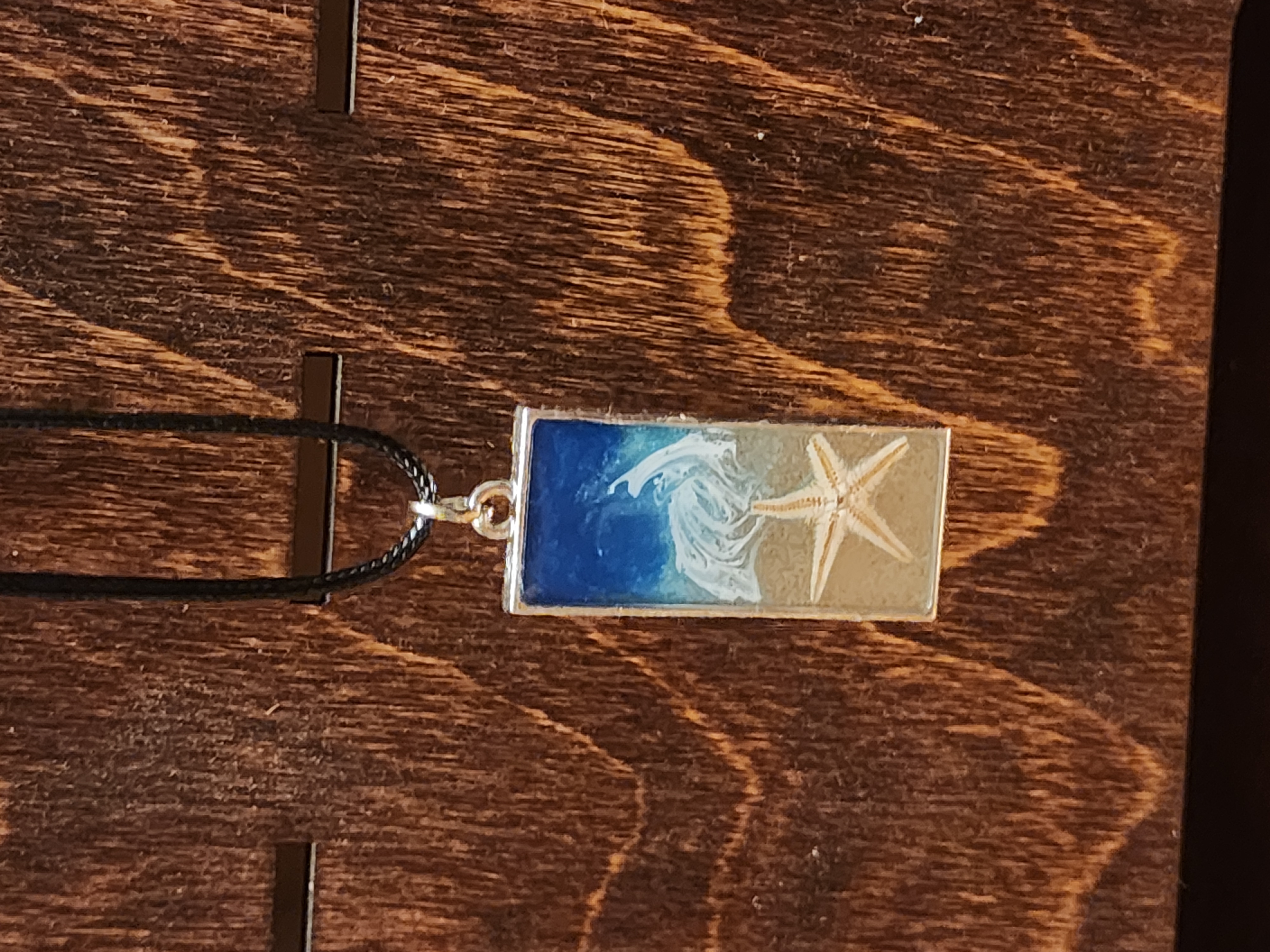 Beach Resin Necklace