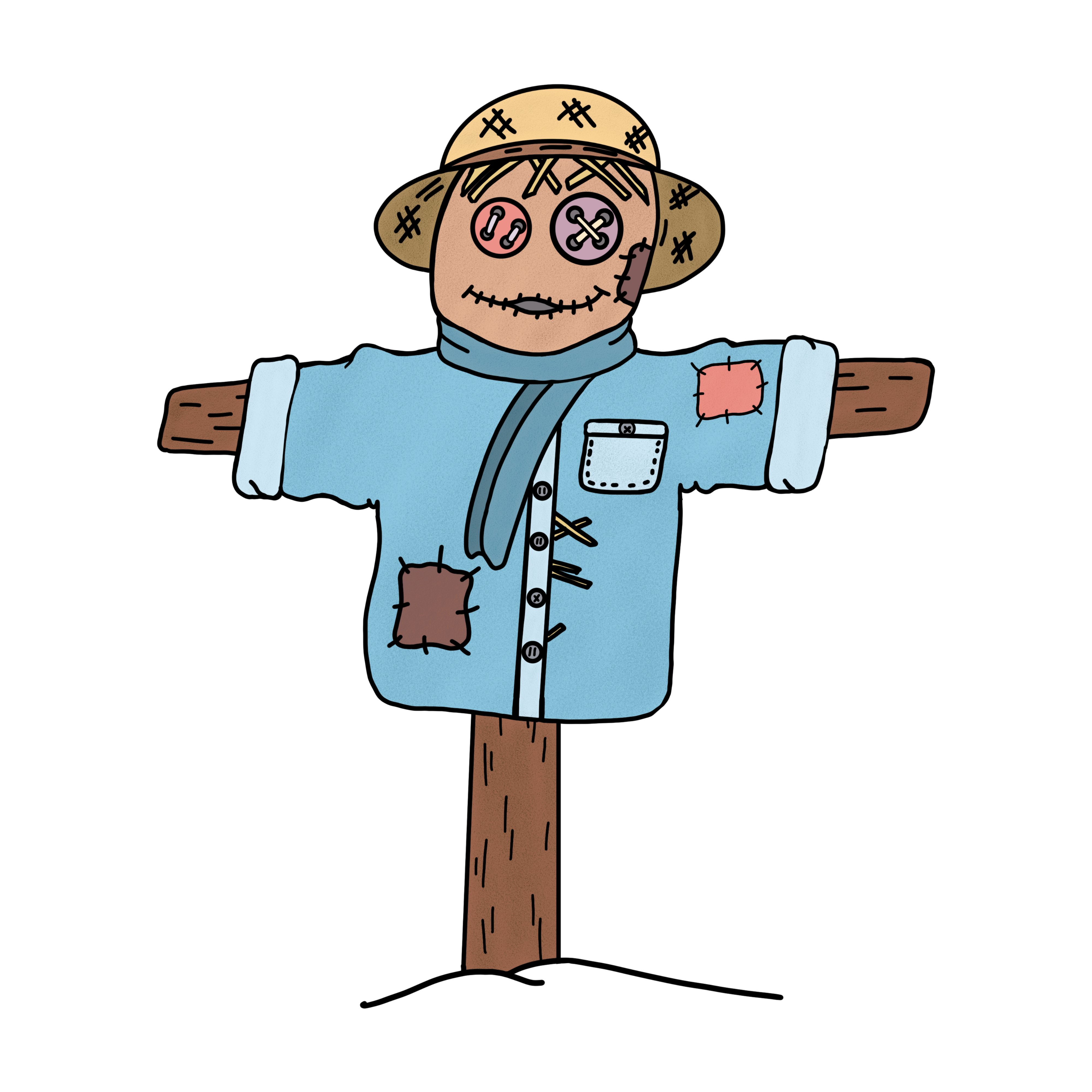 Scarecrow Sticker