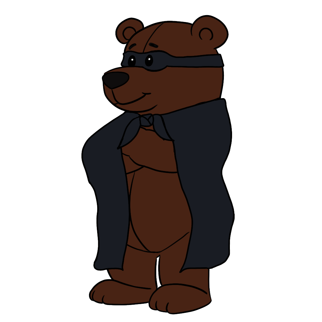 Super Bear Sticker