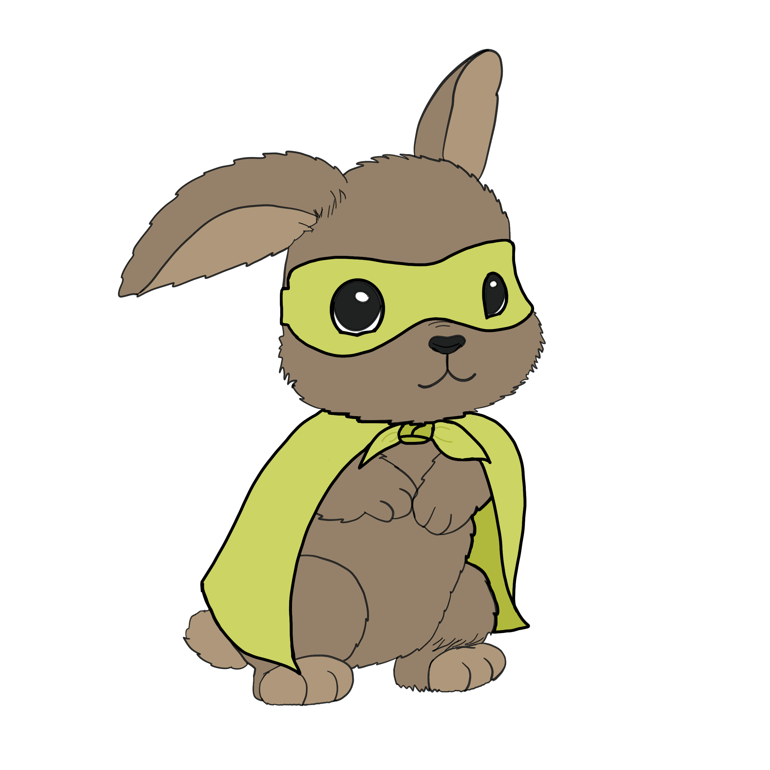 Super Bunny Sticker