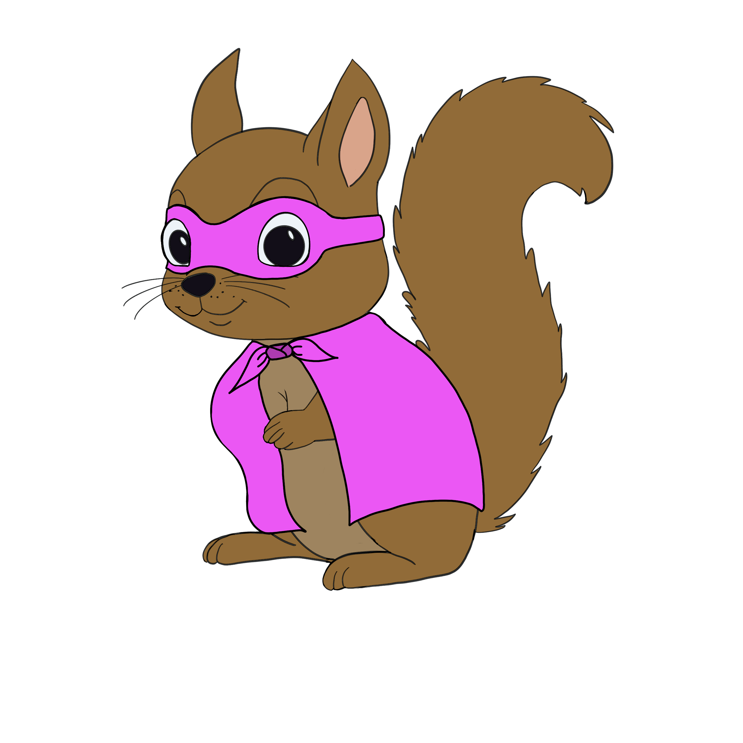 Super Squirrel Sticker