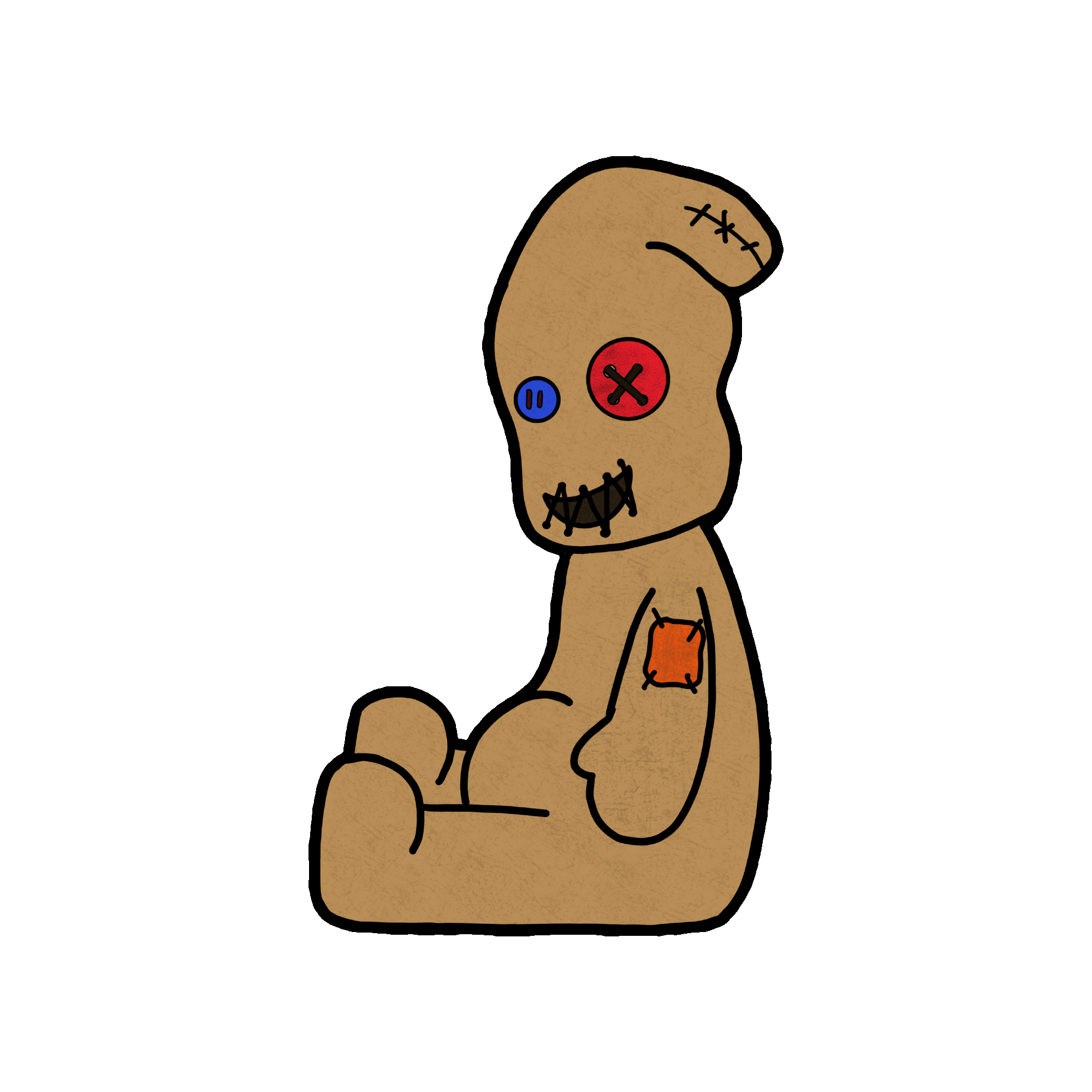 Voodoo Sackdoll Sticker 1
